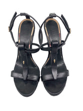 Load image into Gallery viewer, Espadrille &amp; Leather Wedges Size 40
