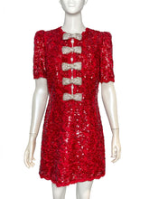 Load image into Gallery viewer, &#39;Leyla&#39; Mini Sequinned Dress Size 10
