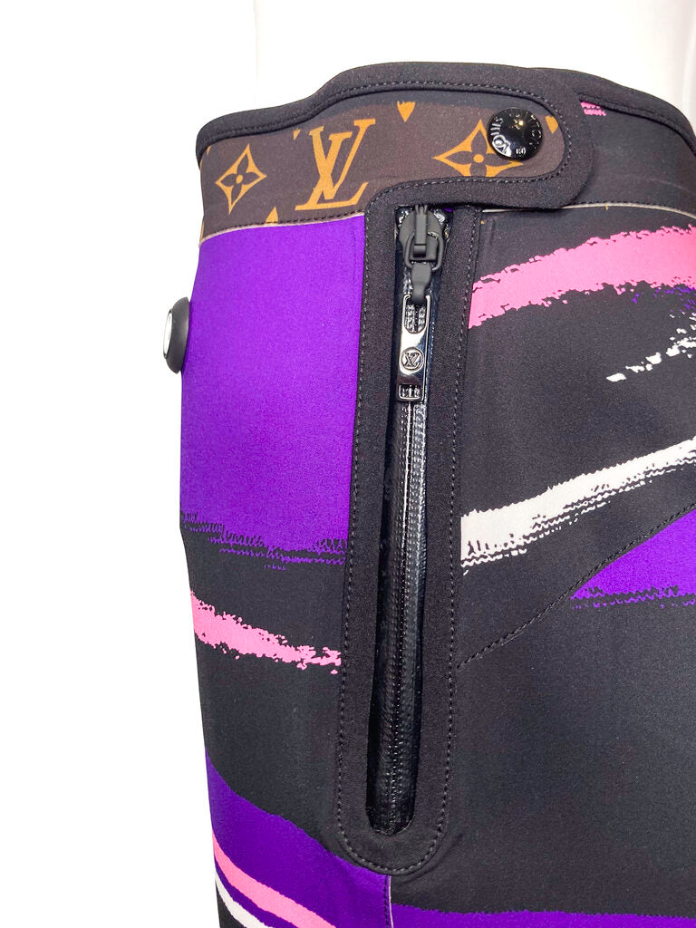 ‘Macro Epi’ Cycling Crop Top & Shorts Set Size 40