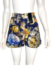 Load image into Gallery viewer, Floral Denim Shorts Size 36
