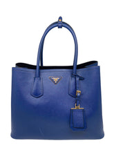 Load image into Gallery viewer, Saffiano Cuir Large Double Handbag Royal Blue
