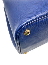 Load image into Gallery viewer, Saffiano Cuir Large Double Handbag Royal Blue
