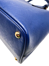 Load image into Gallery viewer, Saffiano Cuir Large Double Handbag Royal Blue
