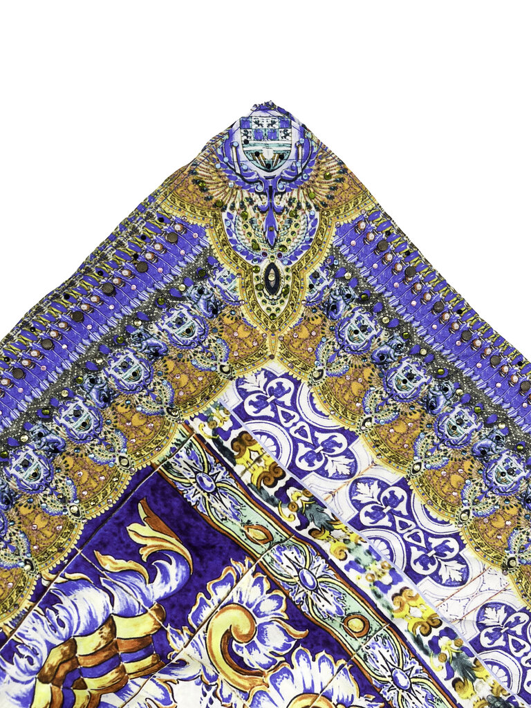 'Road to Seville' Silk Scarf