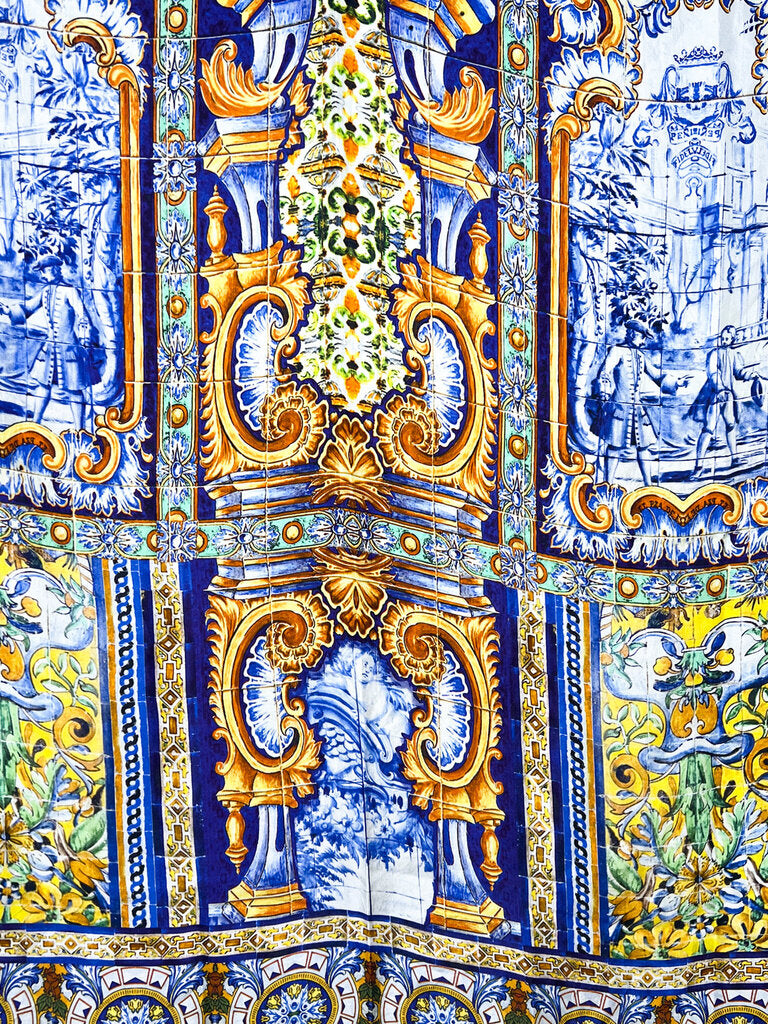 'Road to Seville' Silk Scarf