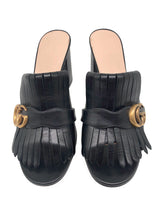 Load image into Gallery viewer, &#39;Marmont&#39; Leather Heels Size 41.5
