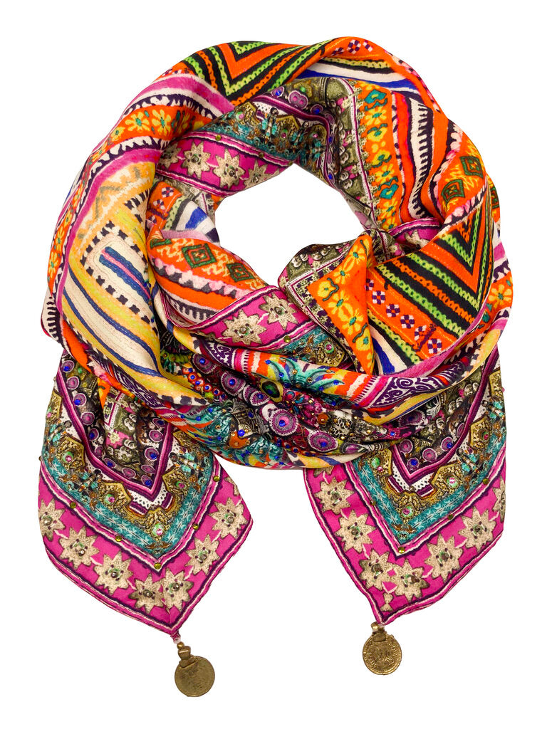 Large Square Silk Scarf