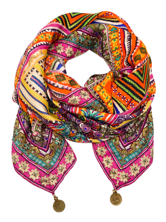 Large Square Silk Scarf