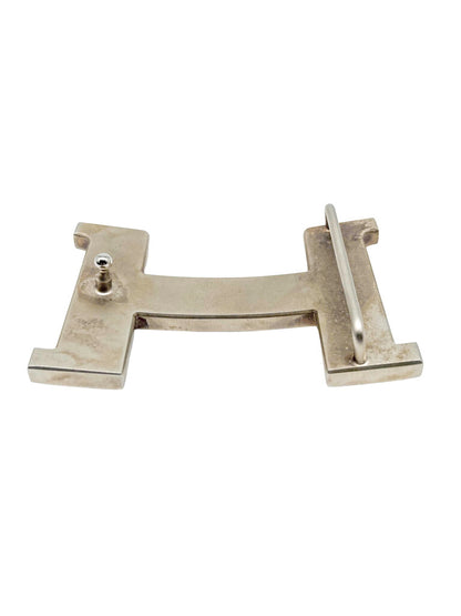 Large Buckle Leather Belt Size M