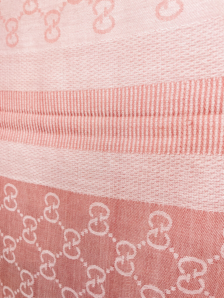 GG Monogram Rectangular Wool/Silk Scarf