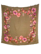 Load image into Gallery viewer, GG Monogram &amp; Flora Wool/Silk Scarf
