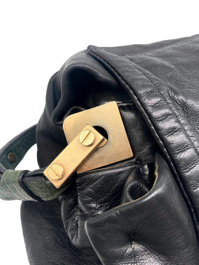 'Maisha' Leather Shoulder Bag