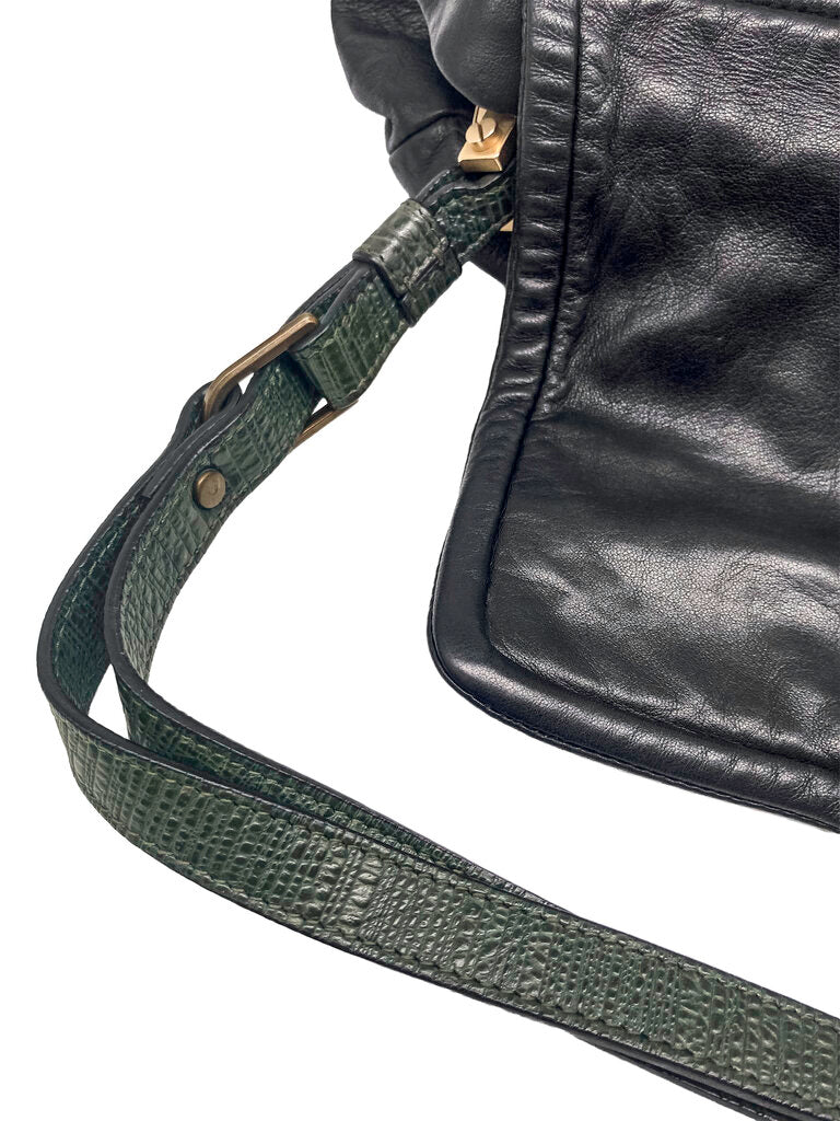 'Maisha' Leather Shoulder Bag