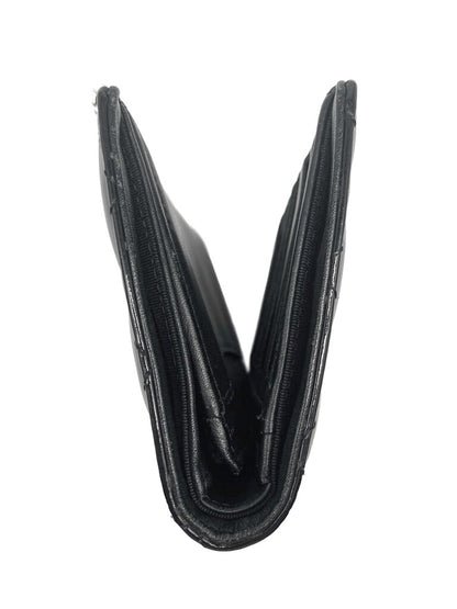 Patent Leather Diamond Quilted Wallet