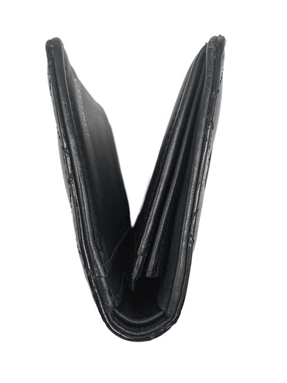 Patent Leather Diamond Quilted Wallet