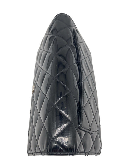 Patent Leather Diamond Quilted Wallet