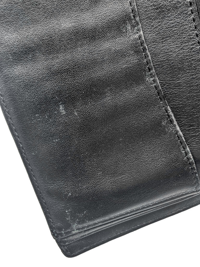 Patent Leather Diamond Quilted Wallet