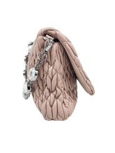 Load image into Gallery viewer, Iconic Crystal Cloque Nappa Leather Shoulder Bag
