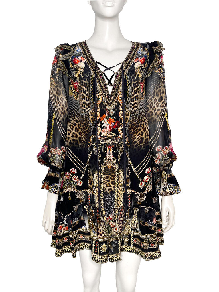 'Gothic Goddess' Silk Dress Size XXS