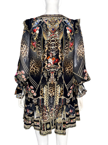 'Gothic Goddess' Silk Dress Size XXS