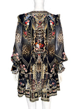 Load image into Gallery viewer, 'Gothic Goddess' Silk Dress Size XXS
