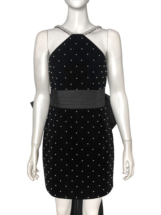 Pearl & Bow Mini Dress Size 10