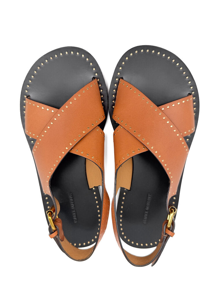 'Jane' Leather Flats Size 36