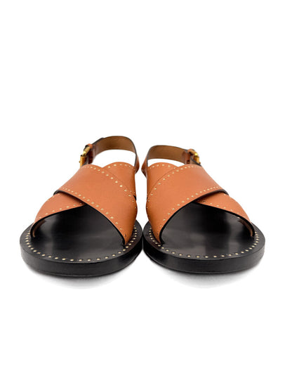 'Jane' Leather Flats Size 36