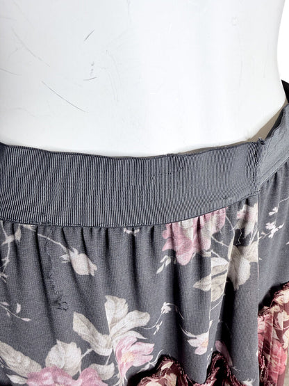 'Unbridled' Pleated Midi Skirt Size 1