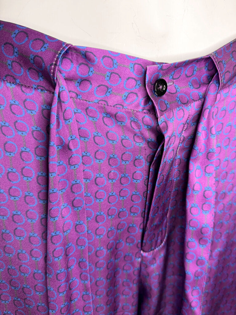 Silk Top & Pant Set Size M
