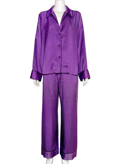 Silk Top & Pant Set Size M