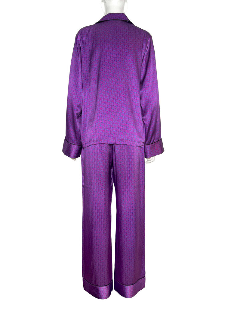 Silk Top & Pant Set Size M