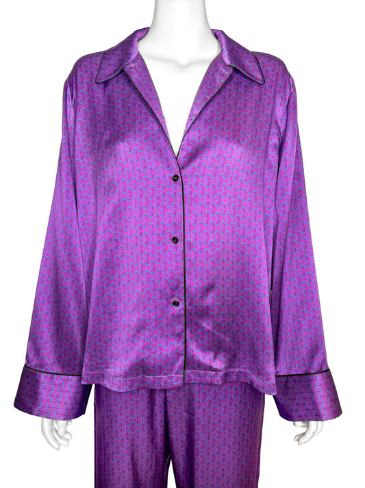 Silk Top & Pant Set Size M