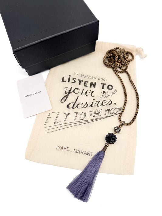 Long Chain Tassel Necklace