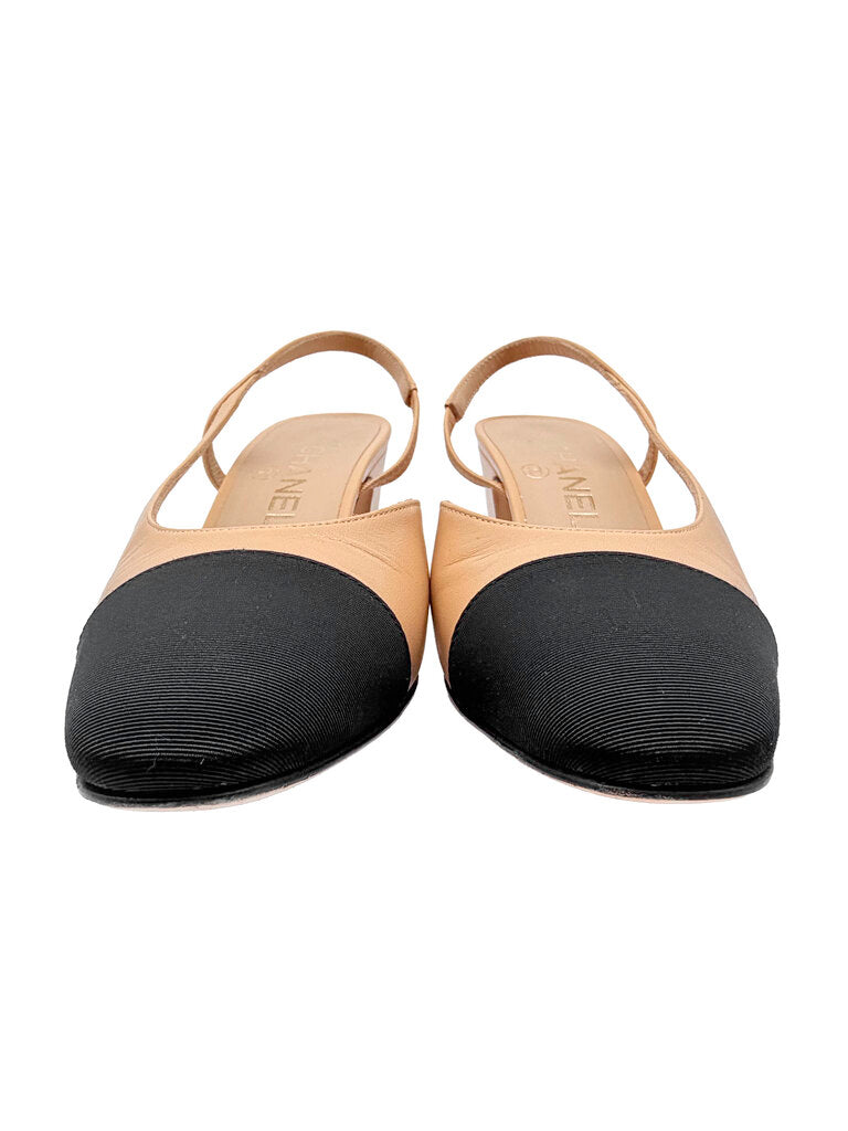 Leather & Crossgrain Heels Size 36C