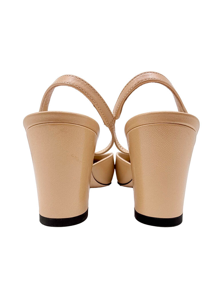 Leather & Crossgrain Heels Size 36C