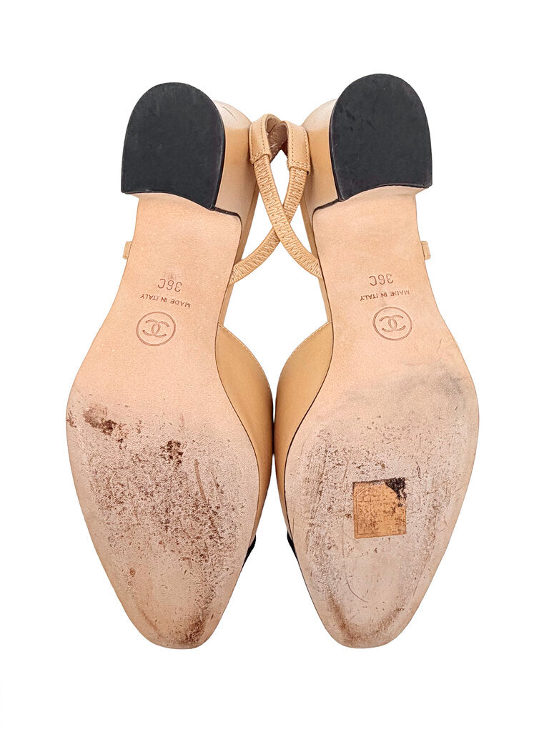 Leather & Crossgrain Heels Size 36C