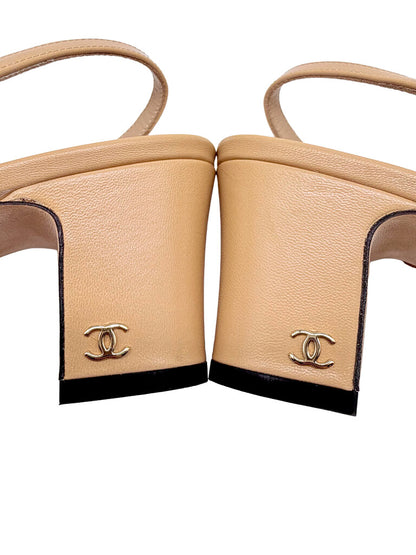 Leather & Crossgrain Heels Size 36C