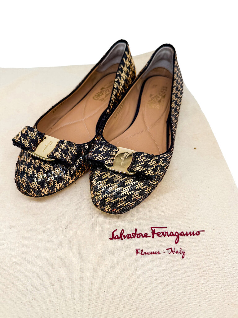 'Varina' Sequin Ballet Flats Size 7.5C