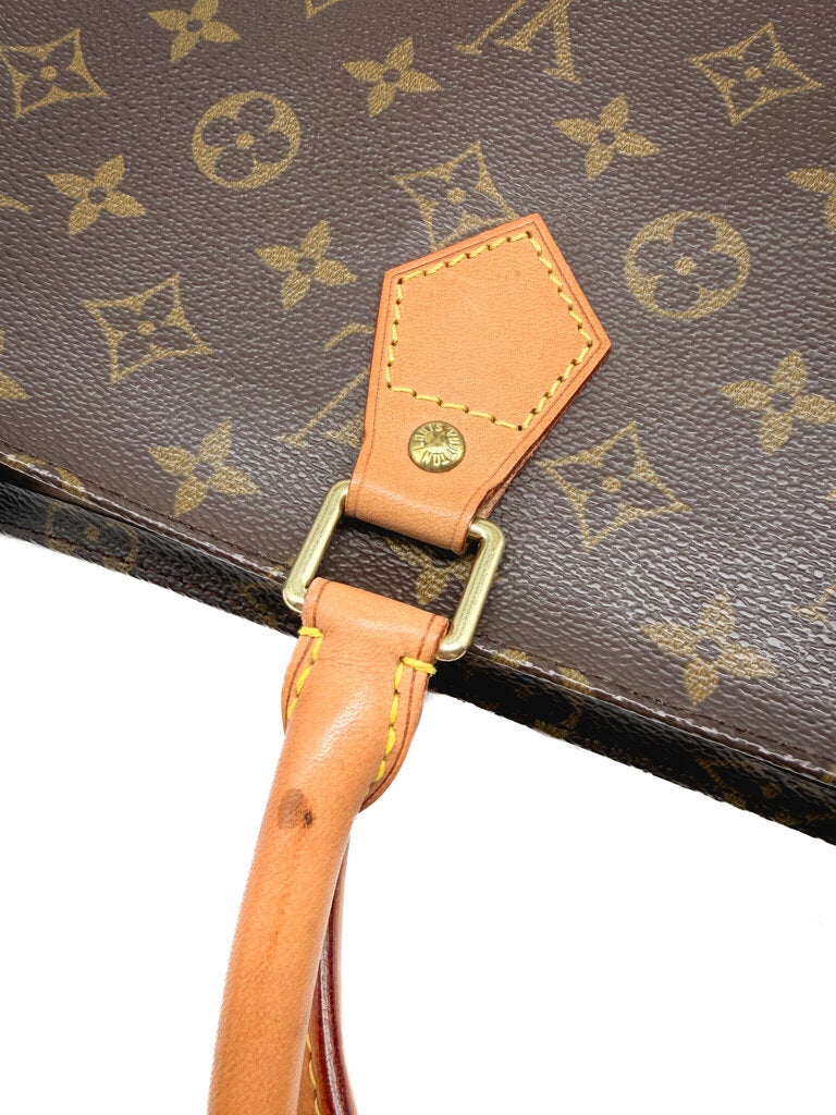 Monogram Canvas Sac Plat PM Tote Bag