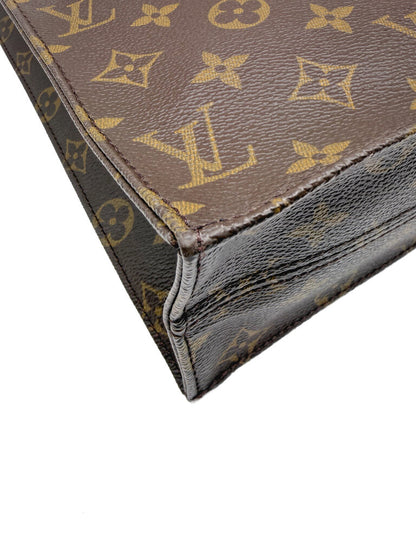 Monogram Canvas Sac Plat PM Tote Bag