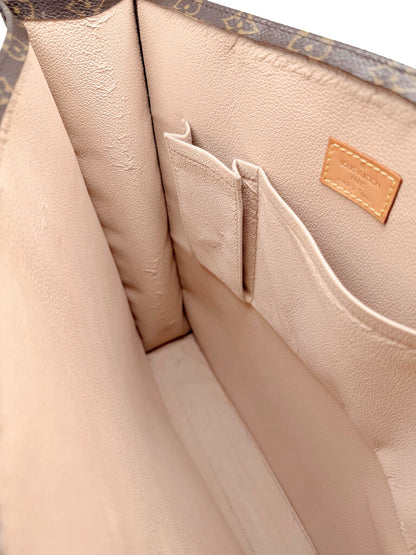 Monogram Canvas Sac Plat PM Tote Bag