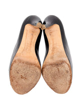Load image into Gallery viewer, Black 'Bow' Heels Size 36.5C
