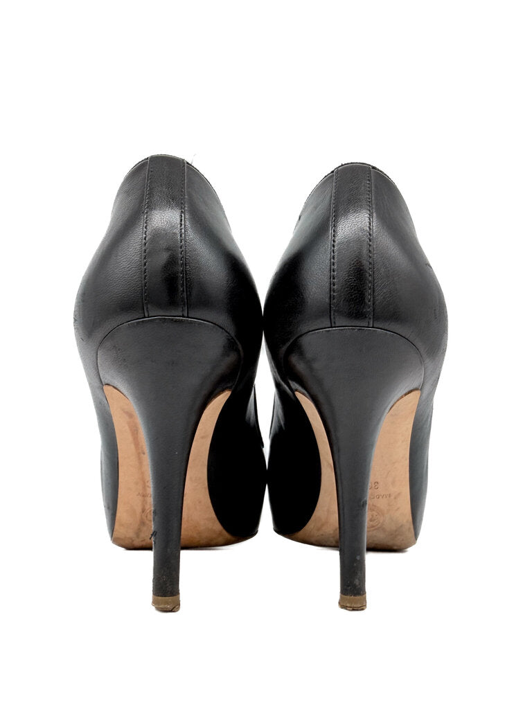 Black 'Bow' Heels Size 36.5C
