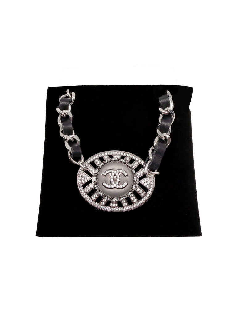 Upcycled Vintage Chanel 'Oval' Necklace