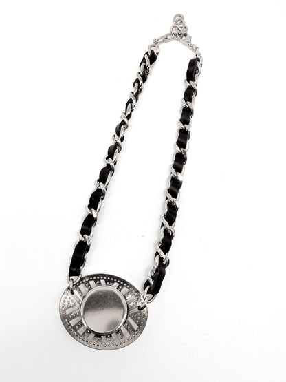 Upcycled Vintage Chanel 'Oval' Necklace
