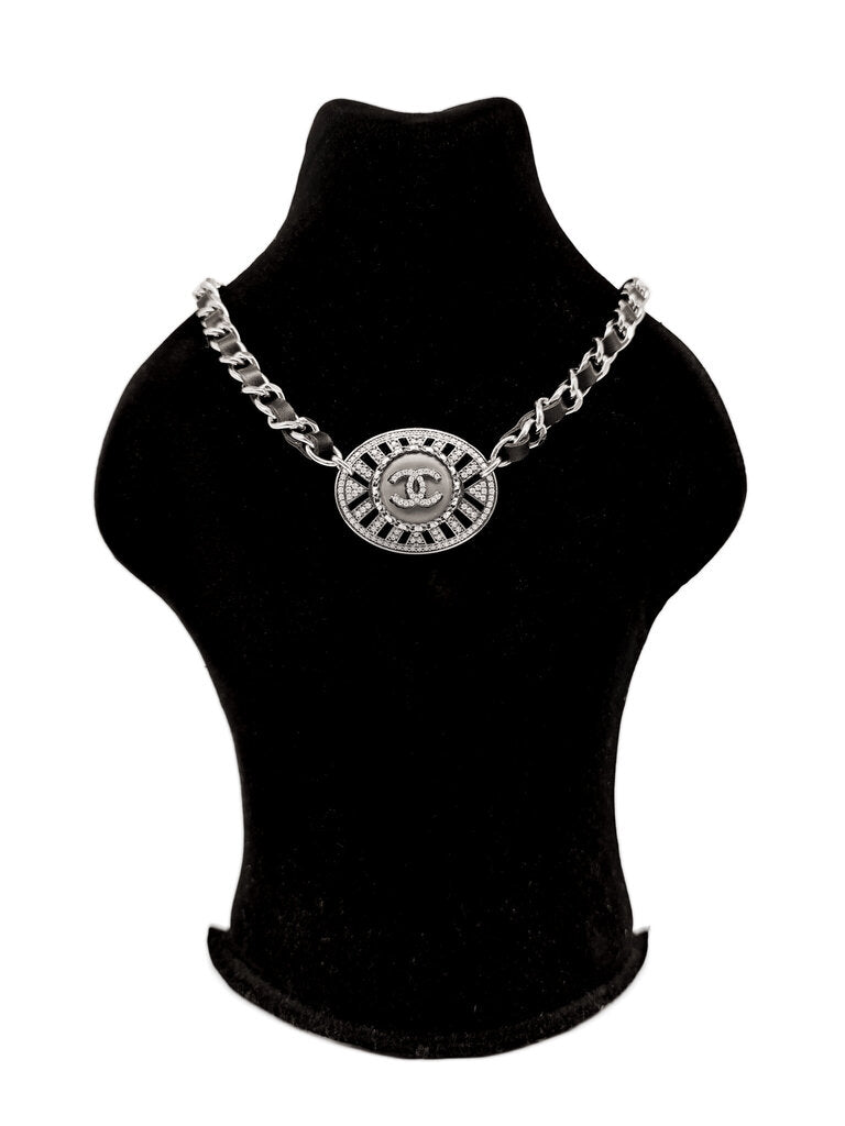 Upcycled Vintage Chanel 'Oval' Necklace