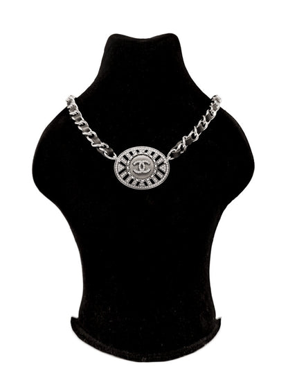 Upcycled Vintage Chanel 'Oval' Necklace