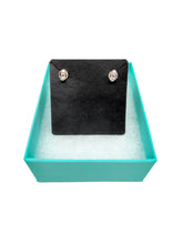 Load image into Gallery viewer, Elsa Peretti Pink Sapphire &amp; Silver Stud Earrings
