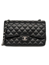 Load image into Gallery viewer, Classic Lambskin Double Flap Jumbo Shoulder Bag
